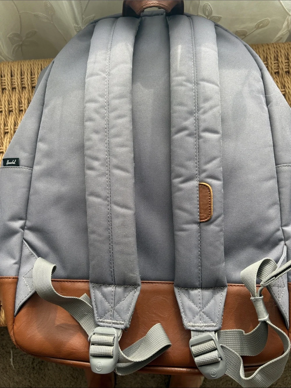 Herschel Supply Company Grey Backpack with Brown Accents